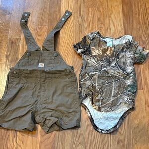 Carhartt Kids Brown Overalls